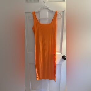 SHEIN Orange Maxi Dress